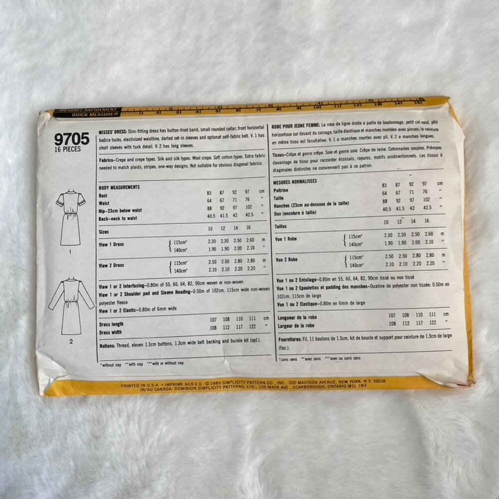 2 Simplicity Sewing Patterns - Picture 5 of 5